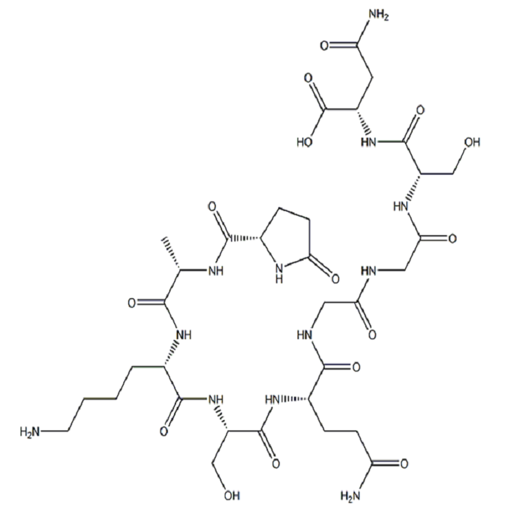 Thymalin molecular structure.png