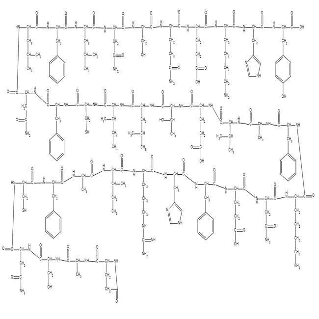 Amyloid Dan Protein (1-34) (reduced) trifluoroacetate salt molecluar structure.png