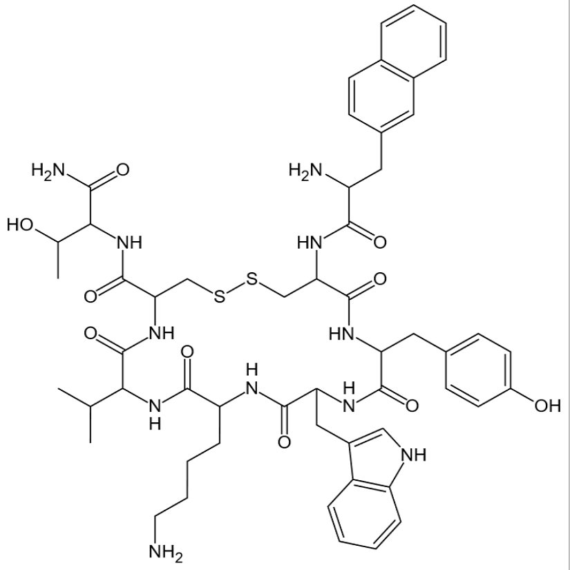 醋酸兰瑞肽，Lanreotide Acetate，127984-74-1