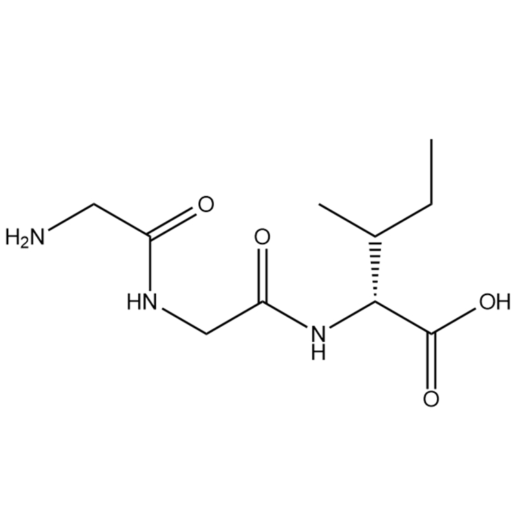 甘氨酰-甘氨酰-L-异亮氨酸分子式