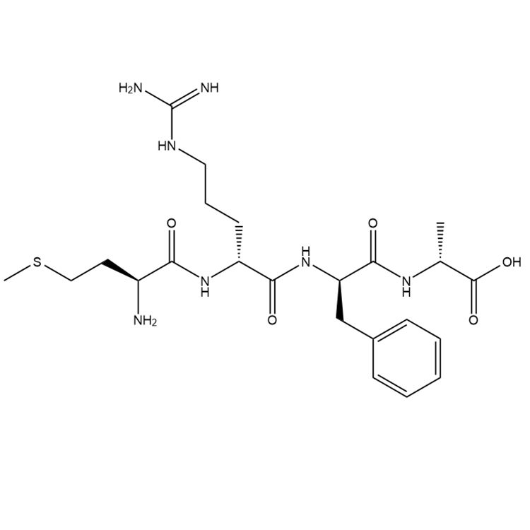 H-Met-Arg-Phe-Ala-OH Acetate 分子式